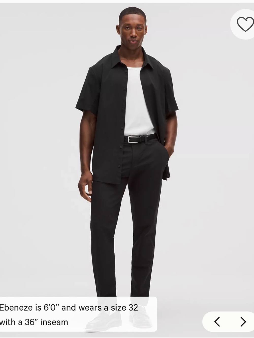lululemon athletica Men's Black ABC Slim Pants